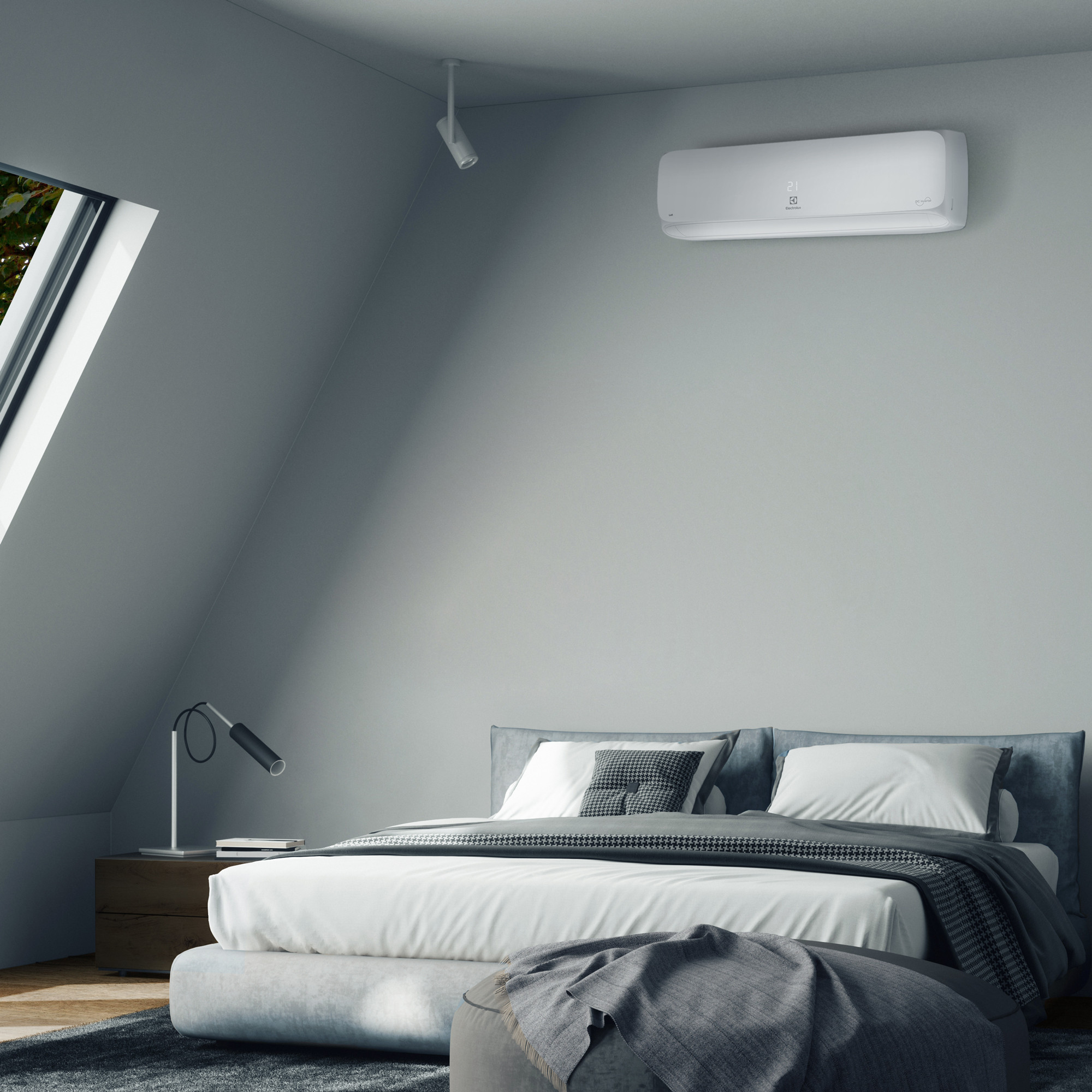 Сплит-система инверторного типа Electrolux Loft DC EACS/I-24HAL/N8 комплект