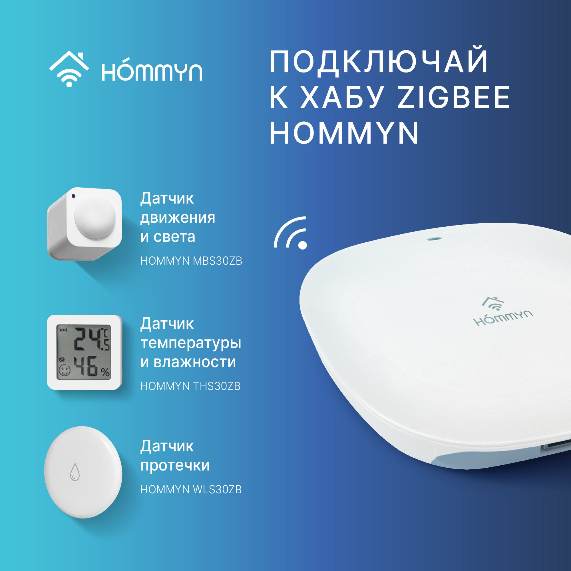 Кронштейн поворотный для монтажа датчика движения HOMMYN SQMBH360