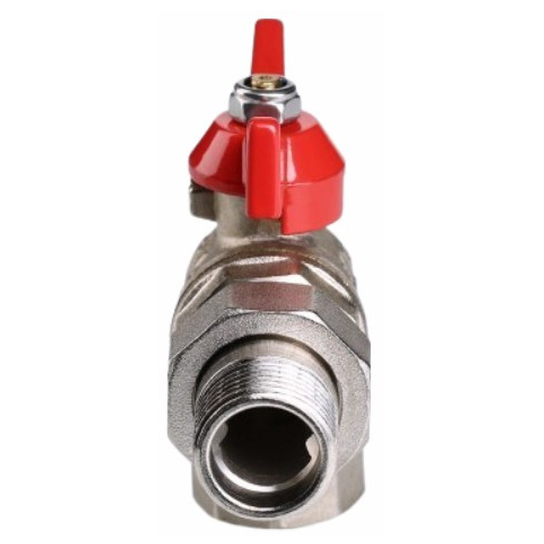 Кран шар. Valtec VT.228.N.06 BASE ВН 1" с американкой бабочка угловой